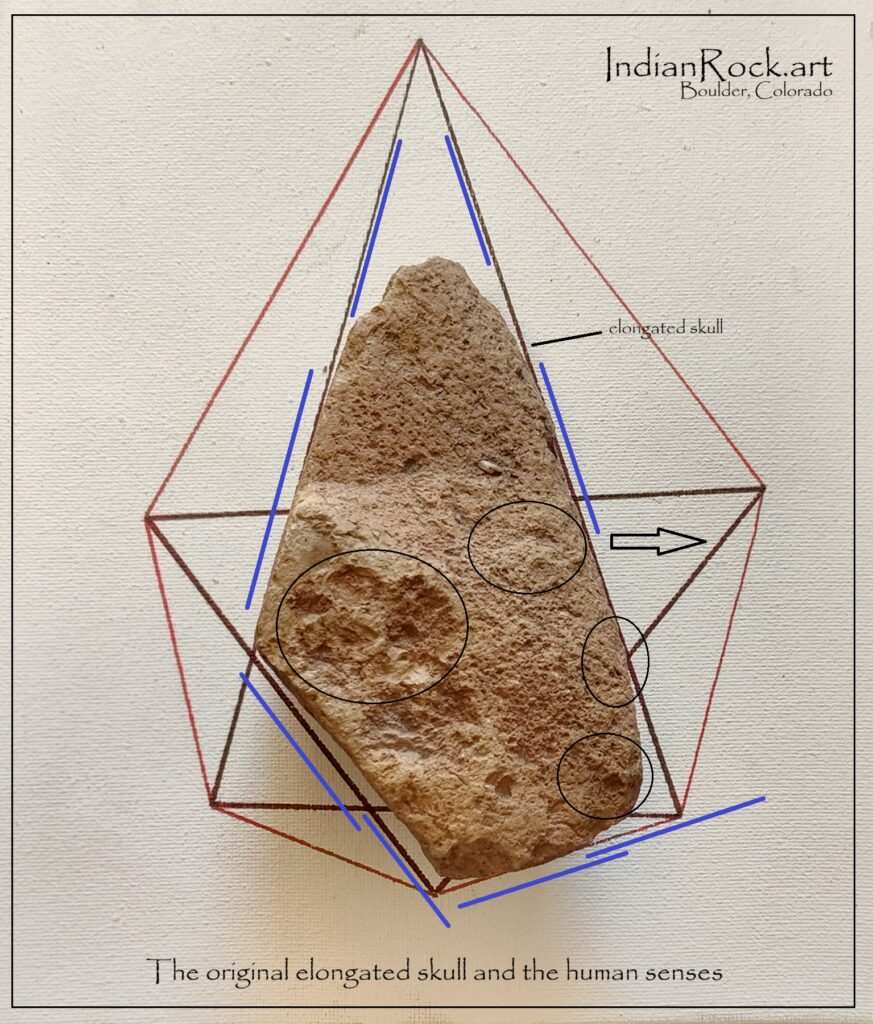 IndianRock.art Boulder Stones, Boulder, Colorado. Collected on private residential construction lot w/prior permission from builder. IndianRock.art authenticated, rss, cni, rare, premium grade, flawless, Star Stones, Standing Stones, Repeating Patterns, & twin sister Cornerstone, revealing, set of approximately 65 carved stones of varying grades and sizes. - Starstone w/elongated skull