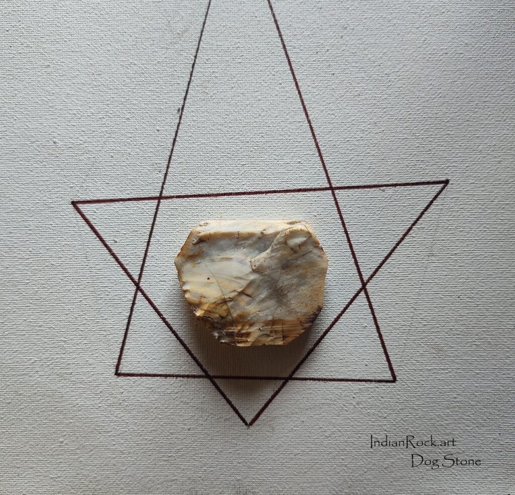 IndianRock.art Dog Stone - IndianRock.art authenticated, rss, cni, rare, high grade