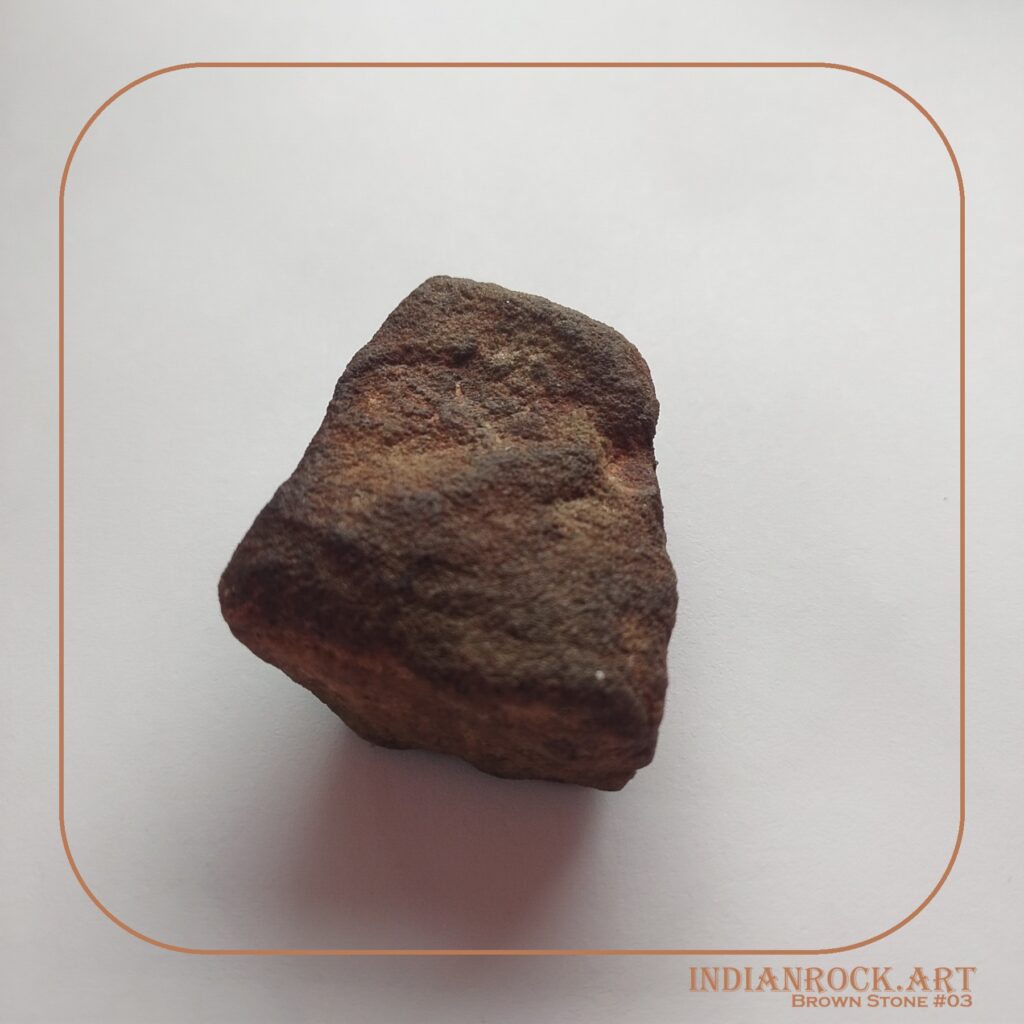 IndianRock.art brown Stone - Indianrock.art authenticated, random surface stone, composition not identified, rare, flawless, premium grade, dream stone, seer stone, starstone, revealing, supernatural, da Vinci stone, #03 stone