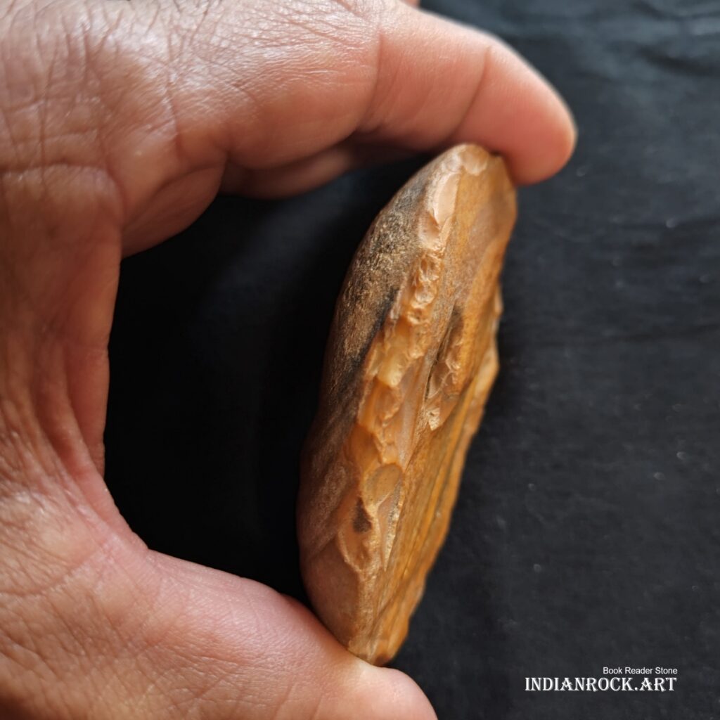 IndianRock.art Book Reader Stone - rss, cni, ultra-rare, premium grade, spin art, revealing, 3digit tool