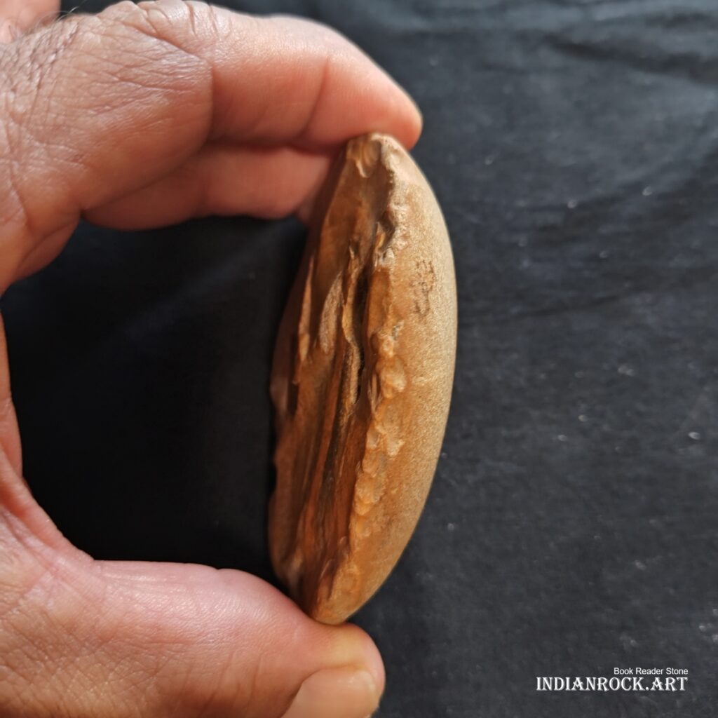 IndianRock.art Book Reader Stone - rss, cni, ultra-rare, premium grade, spin art, revealing, 3digit tool
