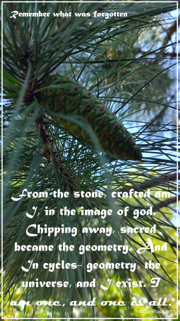 IndianRock.art pinecone image